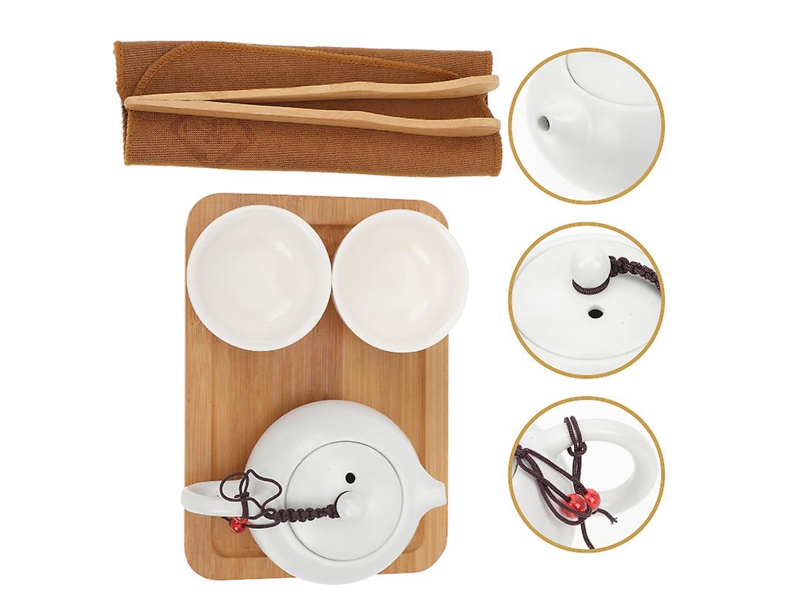 Juego Juego De Té De Cerámica De Viaje