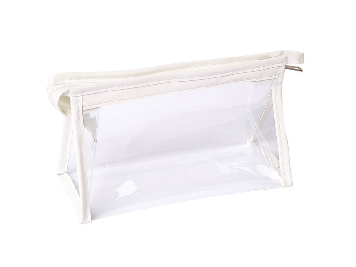 Estuche Transparente Impermeable Para Lápices, Neceser De Maquillaje Transparente De Gran Capacidad, De Tpu Ecológico Para Mujer (diseño Único)