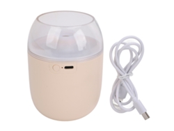 Humidificador Usb De Escritorio Portátil Mini Con Luz Nocturna Silencioso Para Coche Oficina Habitación Dormitorio Amarillo