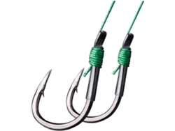 Juego De Anzuelos Portátiles Circle Fish, 2 Juegos Pesca Unidos Con Anzuelo Doble Alta Resistencia, Grandes...