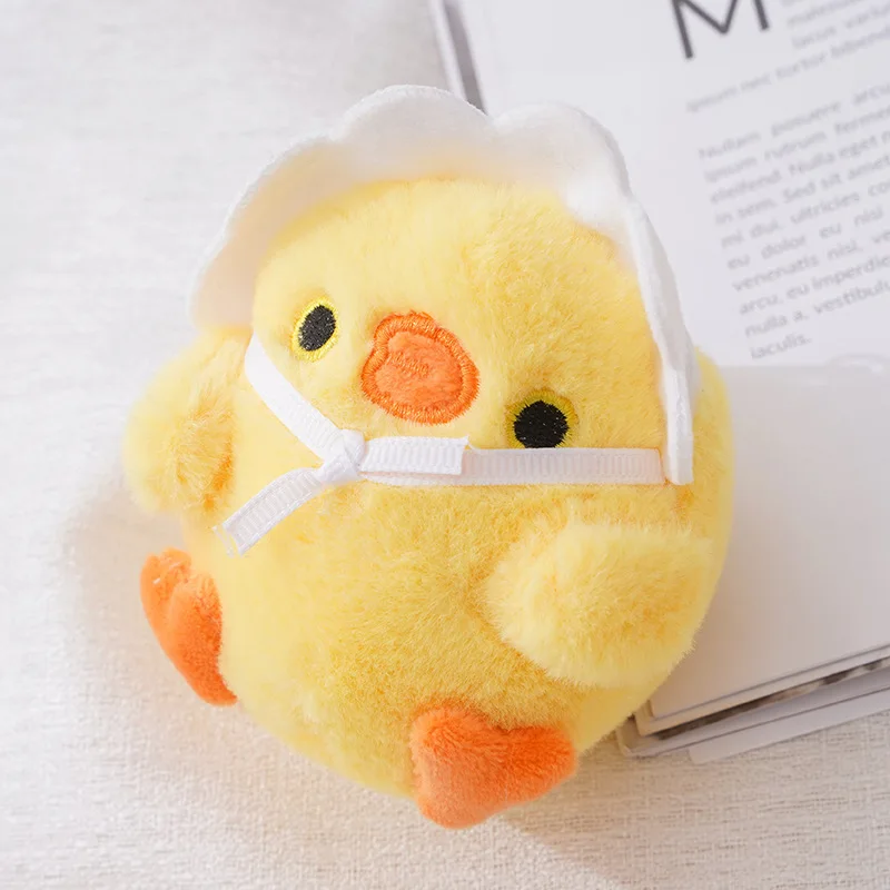 (estilo 1) Chaveiro De Pelúcia Em Forma De Pintinho Amarelo, Fofo E Macio.
