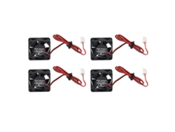 Ventilador De Cc Sin Escobillas De Bajo Ruido De 2 Pines 3010 Para Extrusor De Impresora 3d, Hot End V6 V5 Cpu 12v (4 Unidades)