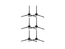3 pares de cepillos laterales de 3 brazos para aspiradoras robot Ecovacs