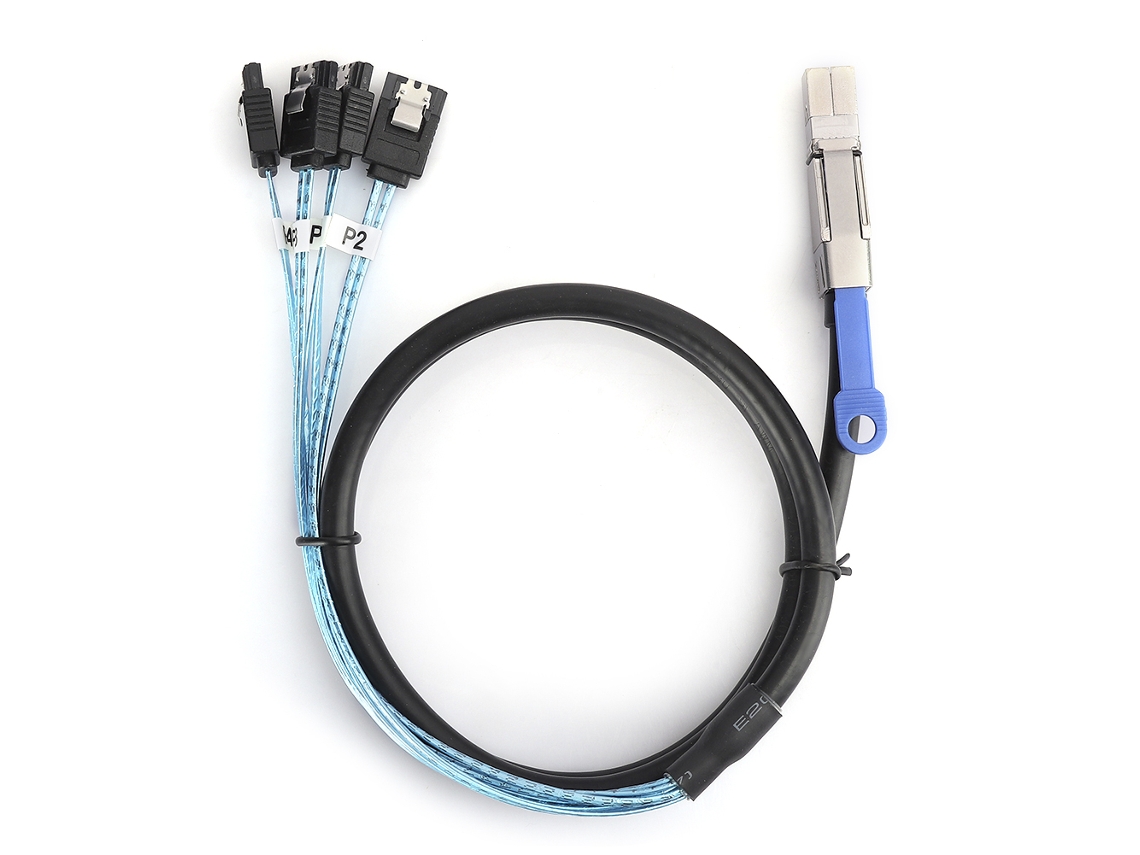 Cabo Mini Sas H0402 Sff-8644 Para 4x Sata Externo Servidor Disco Duro Acessórios De Computador