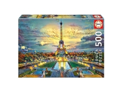 Rompecabezas de 500 piezas para adultos Torre Eiffel 19621