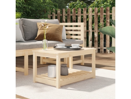 MAISON EXCLUSIVE Mesa de jardín madera maciza de pino 82,5x50,5x45 cm