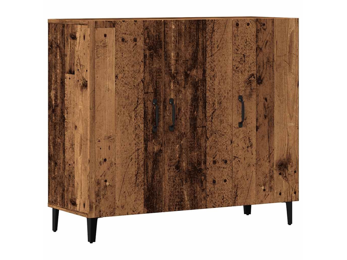 Aparador MAISON EXCLUSIVE de madera envejecida, 90x34x80 cm
