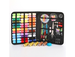 Kit de costura con 200 piezas Incluye tijeras de costura, carrete de hilo, cinta métrica, agujas de coser, etc. Siurn