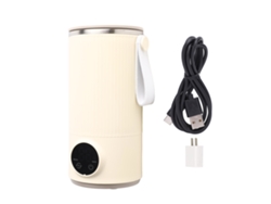 Hervidor Eléctrico Portátil Inalámbrico De 400 Ml Con Carga Usb Para Té, Café Y Leche: Perfecto Para Viajes Y Acampadas.