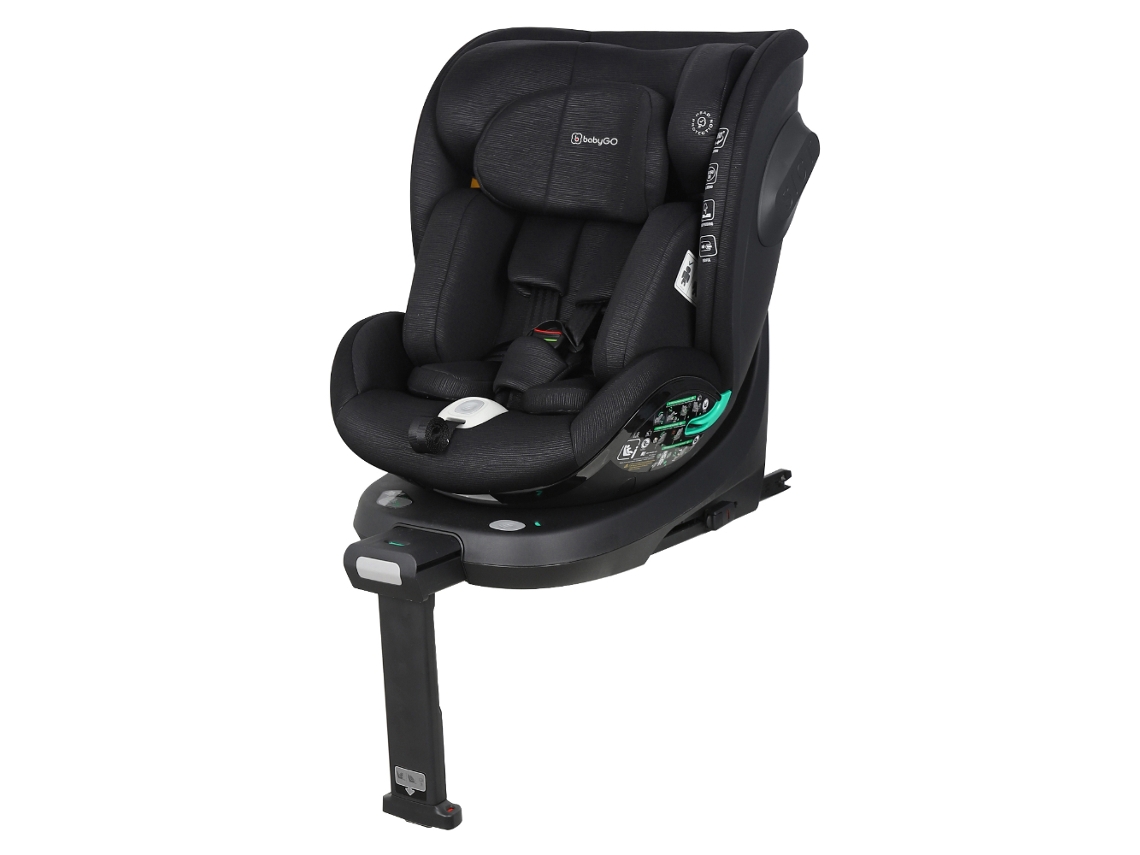 Silla De Auto I Size 40 125 Cm Babygo Prime360 Black
