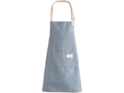 Delantal de ama de llaves con tirantes ajustables y bolsillos, resistente al agua, ideal para tareas domésticas, jardinería y otras actividades. STELASPLEN