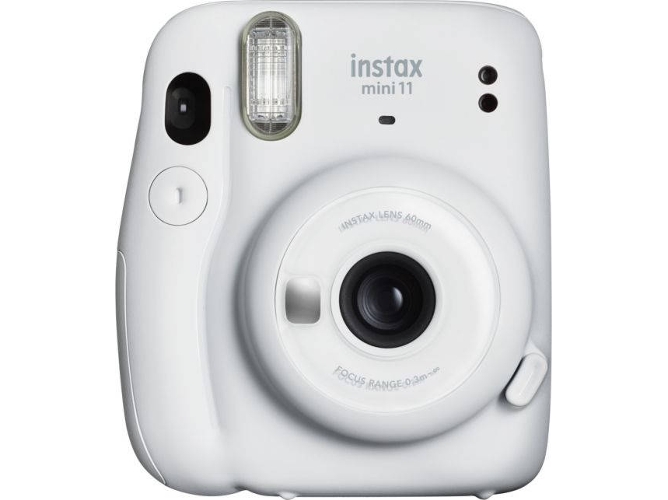 Cámara Instantánea FUJIFILM Instax Mini 11 (Blanco - Obturación: 1/2-1/250 s - 2 x Pilas AA LR6)