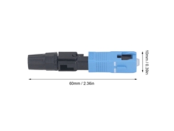 Omni-kit De 100 Conectores Ópticos Embutidos Adaptador Rápido Frío Sc Upc Grado Telecomunicaciones