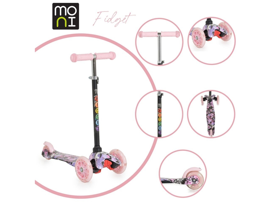 Patinete Infantil FIDGET pink MONI