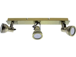 Lámpara de Techo CRISTALRECORD Heli (Marrón - GU10 - Máx. 50W - Aluminio)