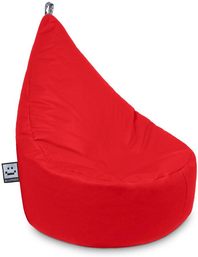 Happers Puff Butaca polipiel interior rojo xl 80x70x80