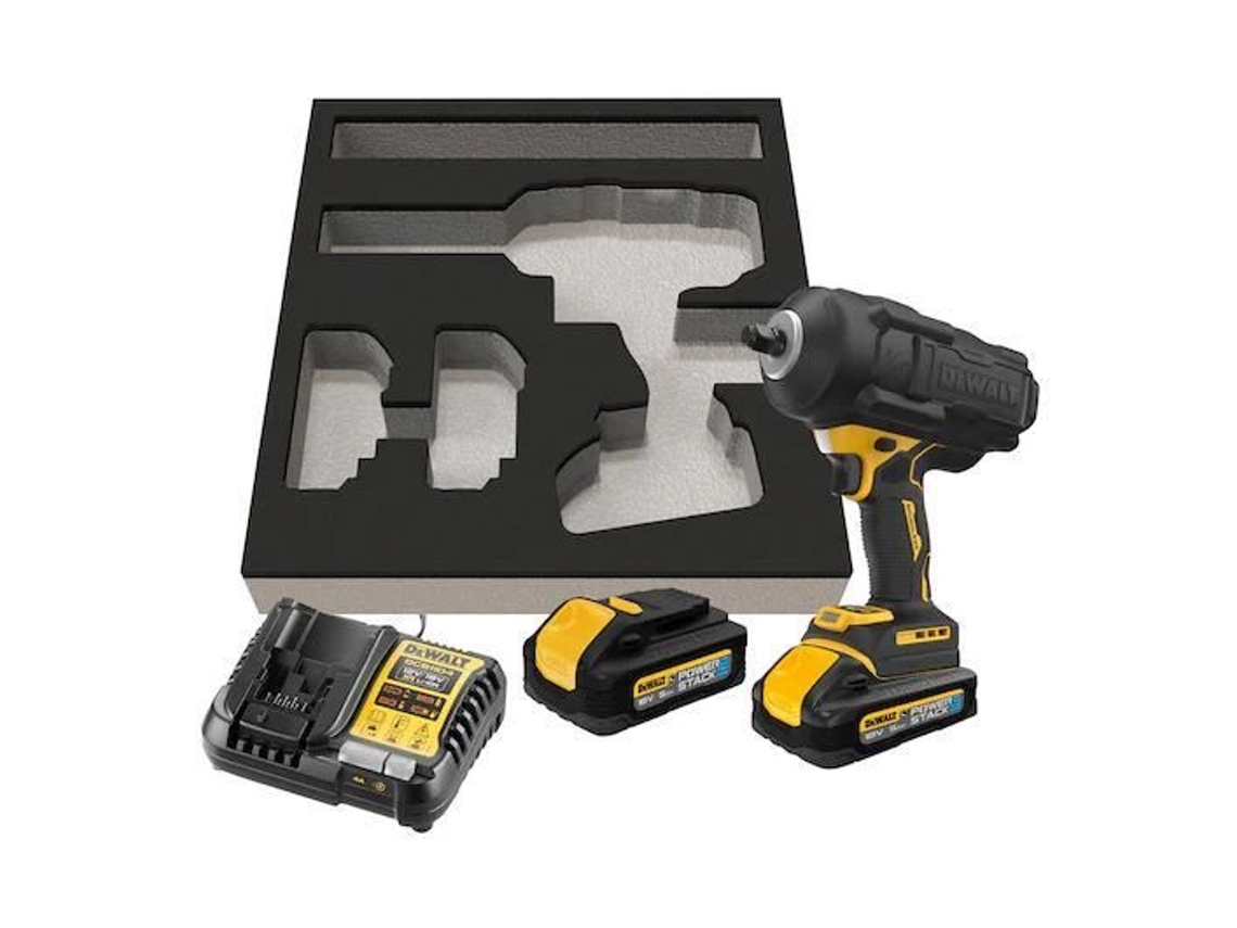 Llave De Impacto Xr 18V 1/2' 2 5 0 Ah Baterías Powerstack Dcf961H2G-Qw DEWALT