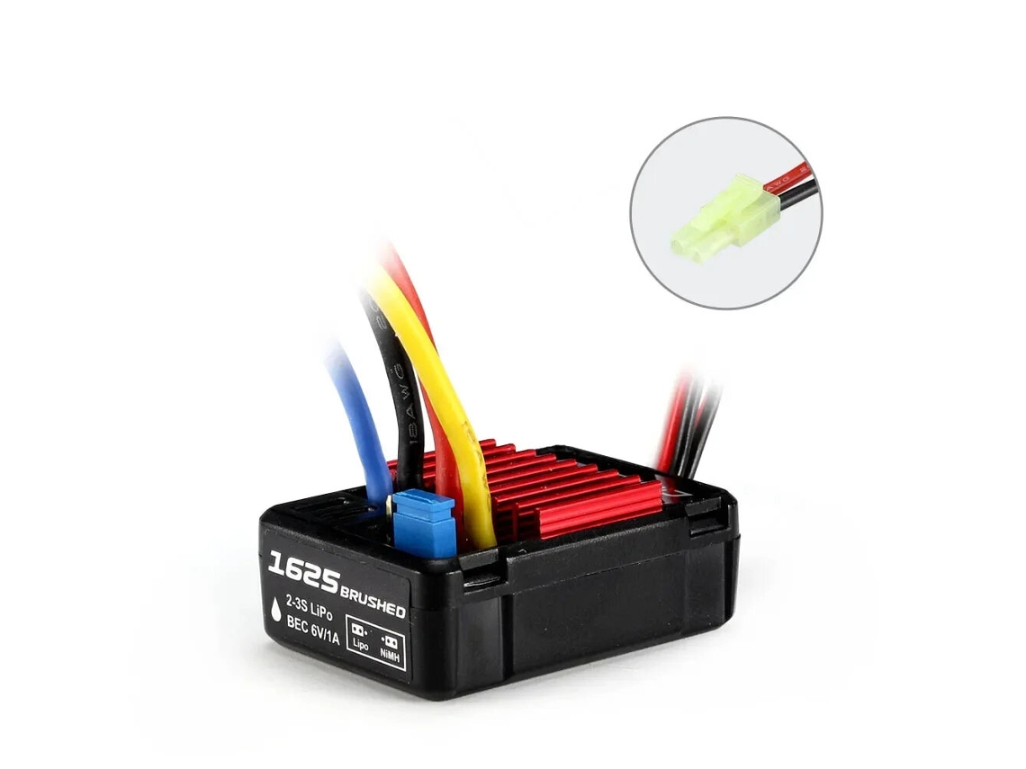 Conector 1080g2/80a/xt60 hobbywing Quicrun 1625 25a Wp1060 60a 1080 0880 80a Esc Escobillas Impermeable Rtr 1/8 1/10 1/16 1/18