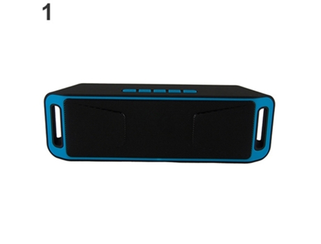 Altavoz inalámbrico portátil Compatible con Bluetooth 4.0 Subwoofer estéreo TF USB Radio FM Micrófono incorporado Altavoz dual Altavoces de sonido ...