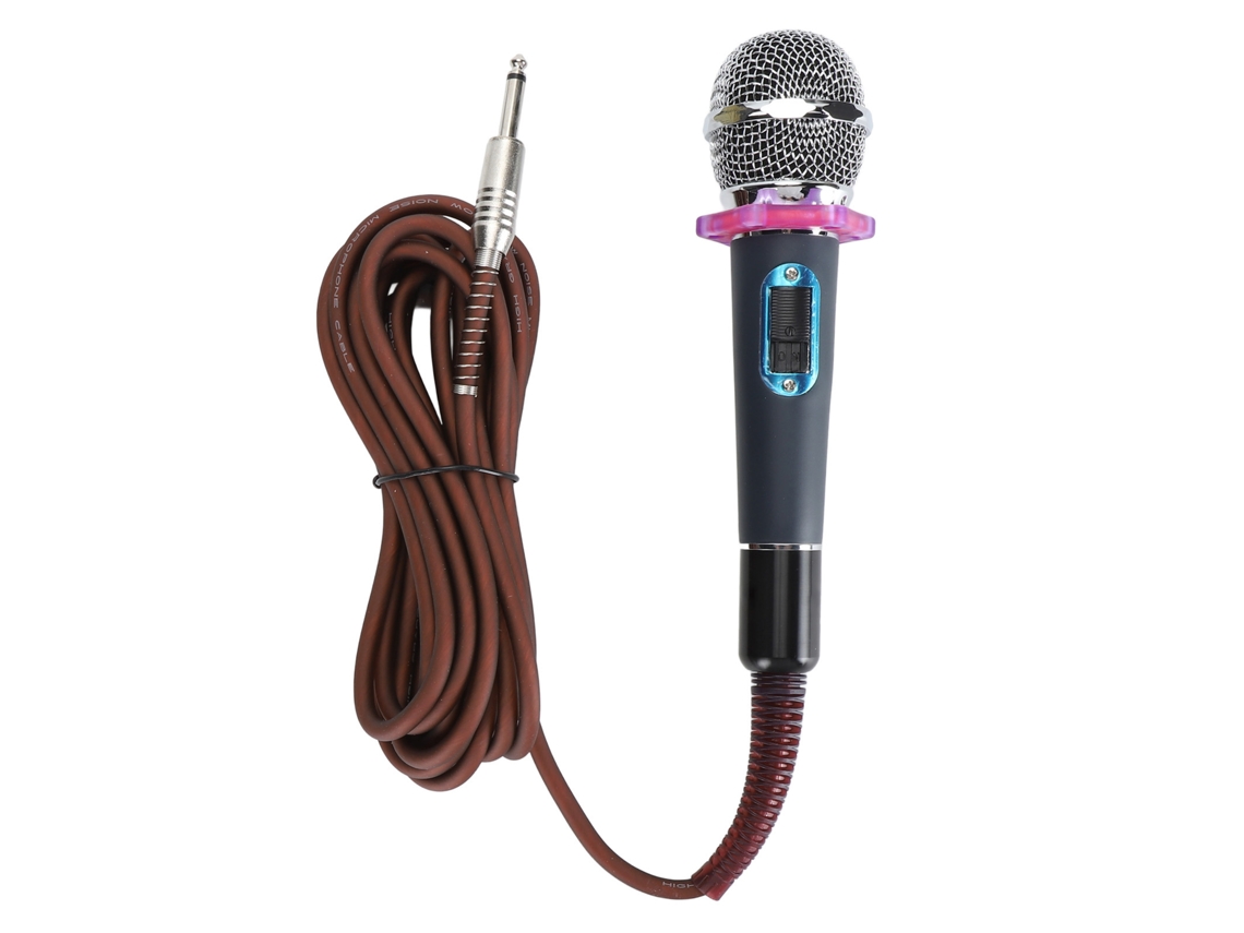 Micrófono Dinámico De Bobina Móvil Cableado Para Karaoke Y Canto, Micrófono De Mano Vocal