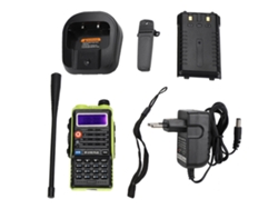 Radio Walkie-talkie Inalámbrica Vhf Bf Uvb2plus Con Batería Recargable De Iones De Litio.