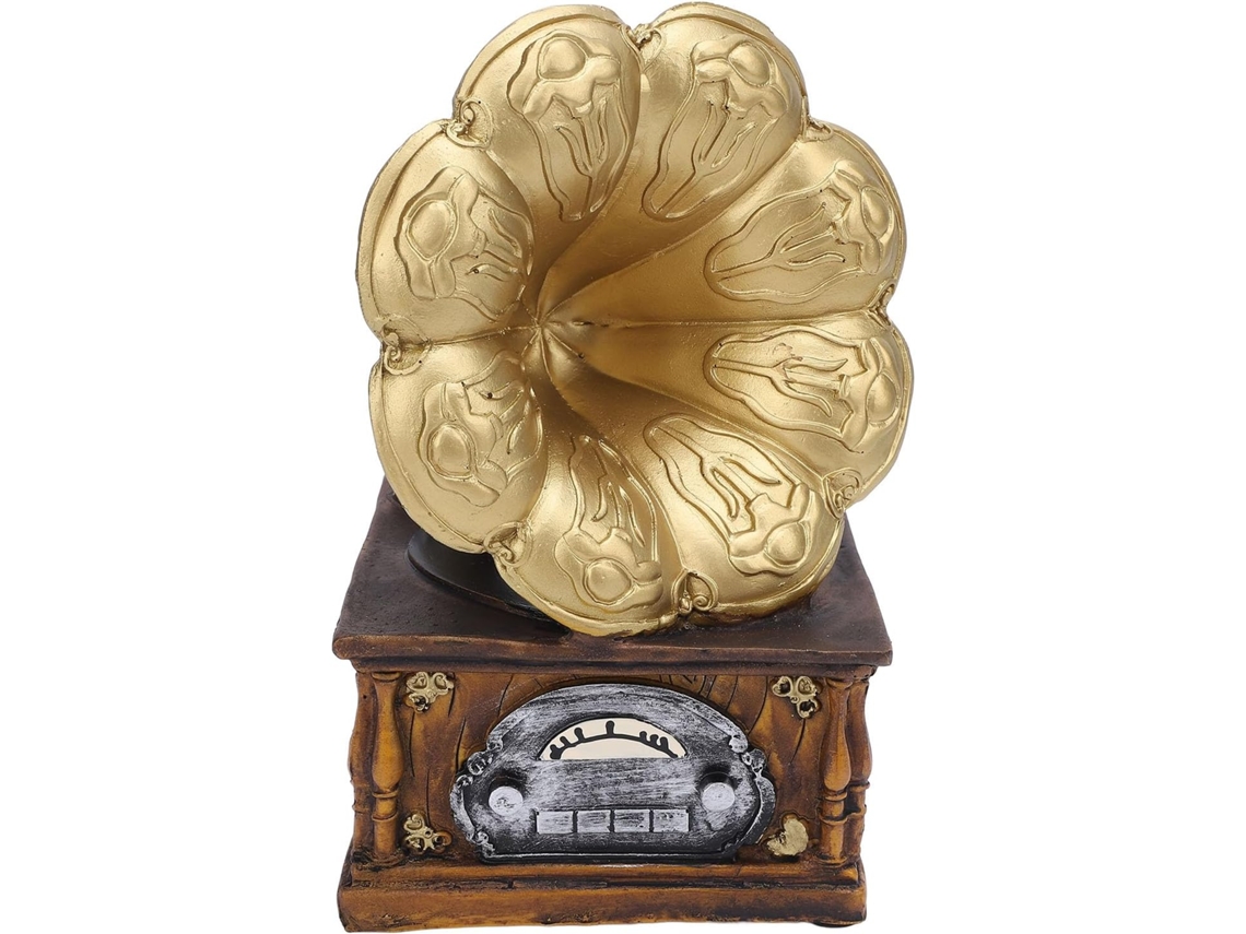Modelo De Fonógrafo Retro En Miniatura, Tocadiscos, Decoración De Resina, Accesorio