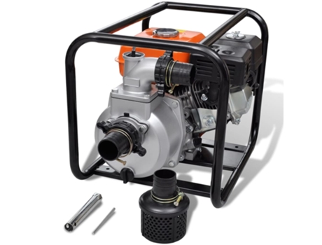 vidaXL Motor de gasolina bomba de agua 80 mm conexión 4800 W