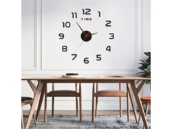 Reloj De Pared Nórdico Sencillo Para Sofá, Luminoso, Silencioso, Bricolaje, Acrílico, Digital, Decorativo, Plateado, 40 Cm