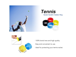 2026rebe-10 Anillos antideslizantes para mango de raqueta de tenis, sobregrip de silicona absorbente del sudor