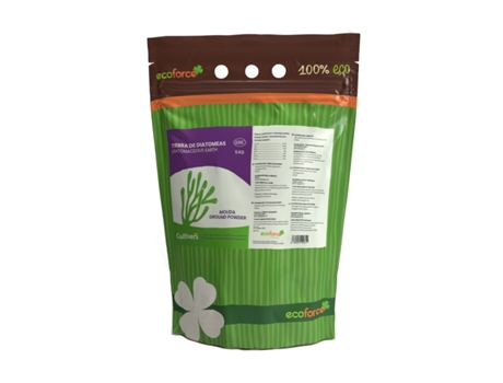 CULTIVERS Tierra de Diatomeas Molienda 5 kg 100% Natural y Ecológico. Grado alimenticio E55IC. No Calcinada de Alta pureza