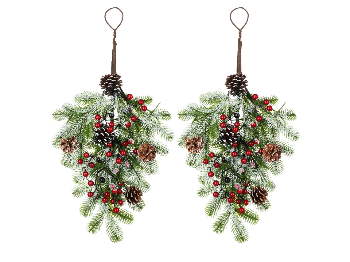 Adornos navideños plegables, paquete de 2