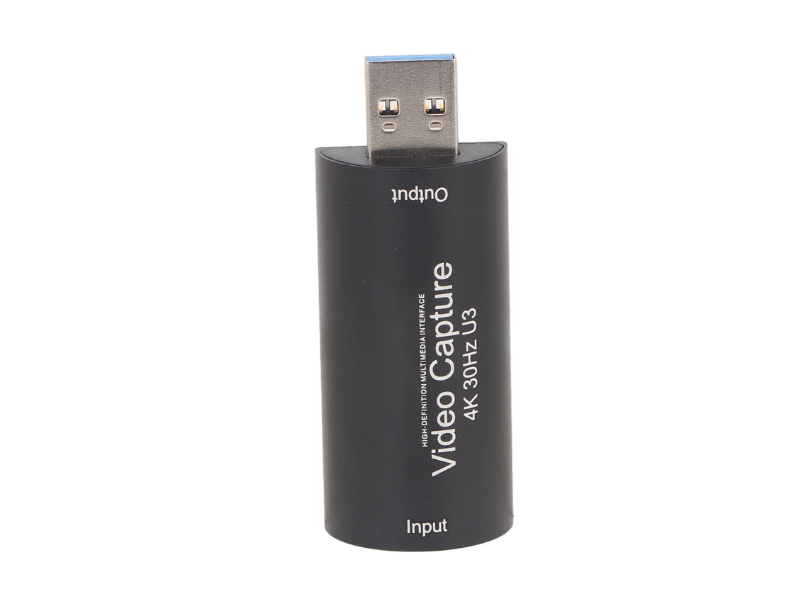 Placa De Aquisição De Vídeo 4k 30hz 1080p 60fps Usb 3.0 Plug And Play Para Jogos High Definition Multimedia Interface