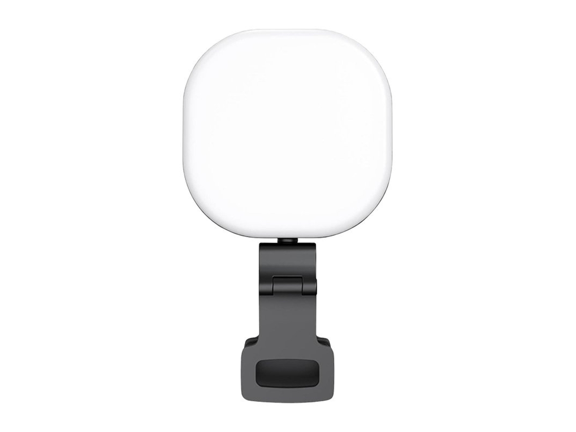 Led Video Conference Fill Light Lámpara de fotografía de protección ocular ajustable para transmisión en vivo en línea negro