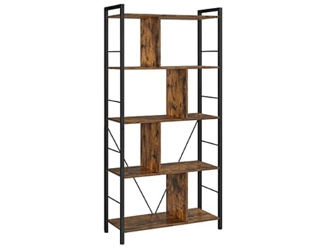 Librería industrial rústica: espaciosa, estable y de fácil montaje PRICENET