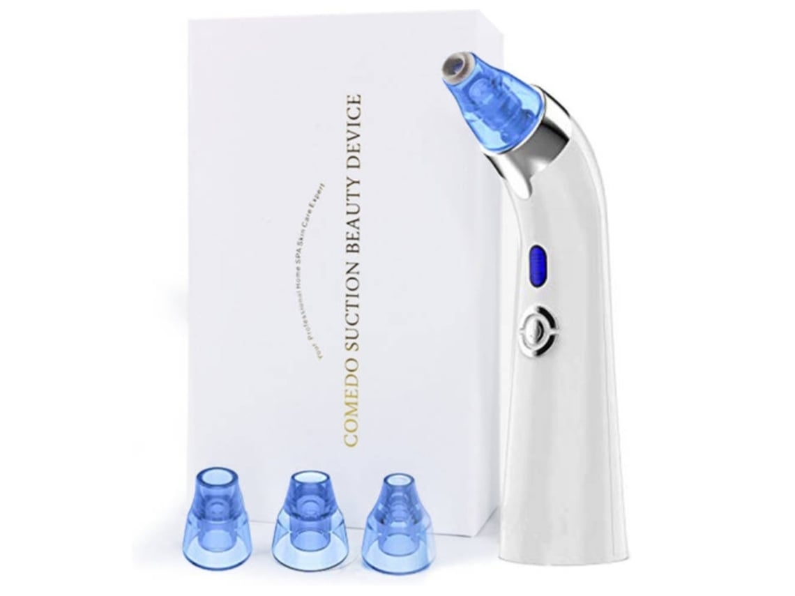 Yunzii - Aspirador extractor de puntos negros multifuncional, eliminador de acné con pantalla LCD para el cuidado facial - Azul
