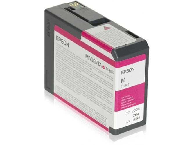 Cartucho de tinta original EPSON, T5803 80 ml , Magenta, C13T580300