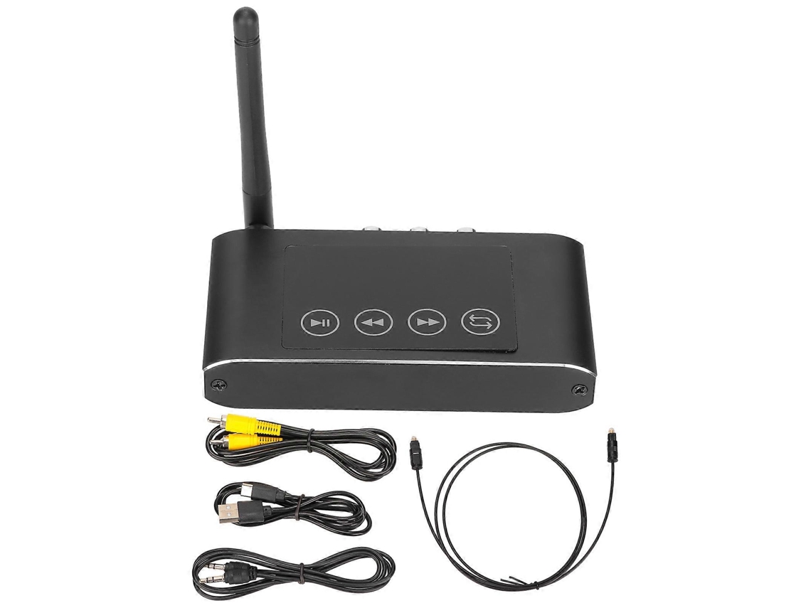 Transmisor y receptor Bluetooth inalámbrico de largo alcance de 15 m/49 pies para TV, reproductor de CD y MP3 Rosewell
