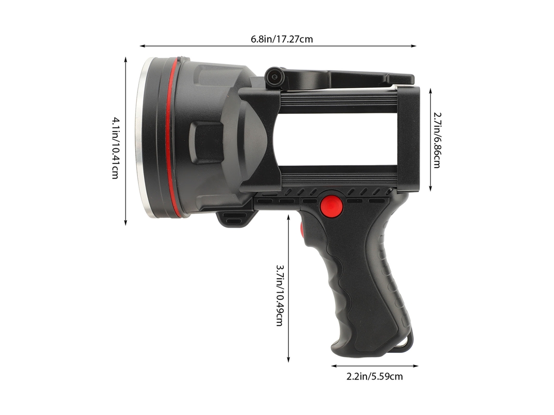 Luz de inspección magnética (multifuncional, recargable por USB)