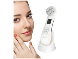 Dispositivo de belleza ultrasónico Máquina de elevación facial de alta frecuencia Instrumento de belleza 5 en 1 Luz LED roja negra AUJEZON