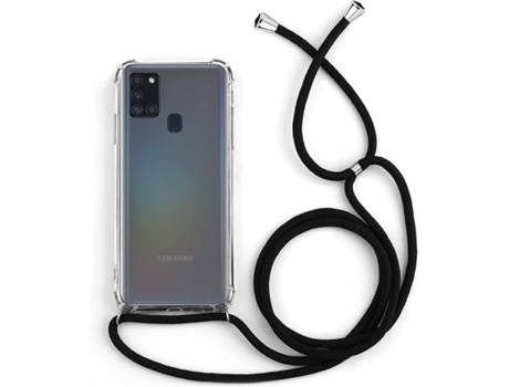 Carcasa Samsung Galaxy A21s HONGWE. Com cordón Negro