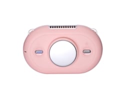 Mini Ventilador De Cuello (rosa), Pequeño Ventilador Usb De Mano Con Función De Enfriamiento, Ventilador De Escritorio De Enfriamiento Rápido