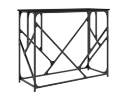 Maison Exclusive - Mesa Consola Madera De Ingeniería Negra 100x40x80 Cm