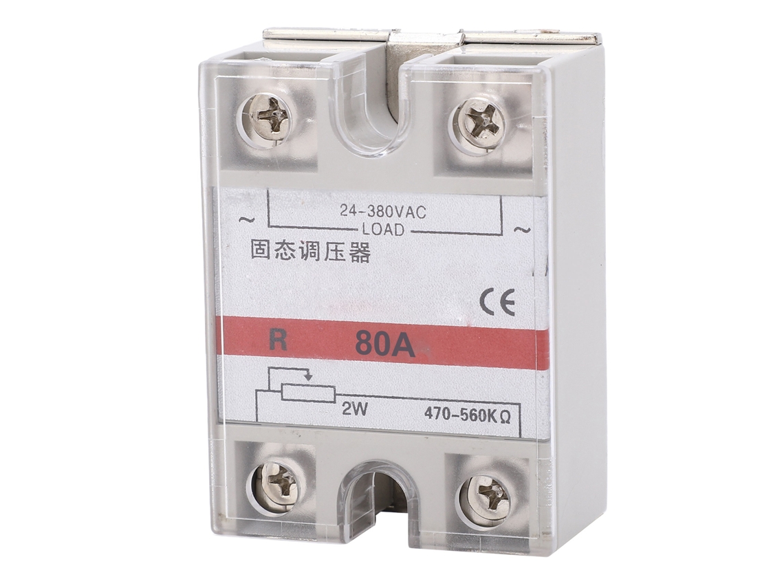 Omni-regulador De Voltaje De Estado Sólido Relé Ssr 24-380vac 80a Regulador De Resistencia