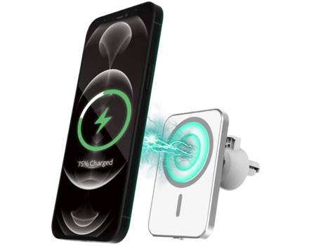 Cargador Auto CHRONUS QCC221024 (iPhone - Blanco)
