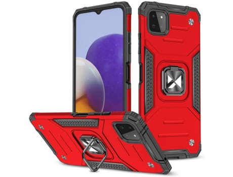 Carcasa Samsung Galaxy A22 4G LMOBILE Rígida Rojo