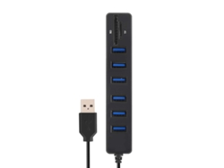 Jdl-hsd8 Concentrador Usb 2.0 Combo Splitter Con Lector De Tarjetas Sd Tf Adaptador De 3/6 Puertos Para Portátil