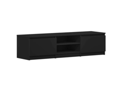 Mueble TV 140x40x35,5 cm Derivados de Madera Negro MAISON EXCLUSIVE