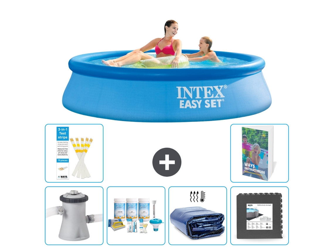 Intex Piscina Easy Set Redonda - 244x61 Cm - 7-peças S233