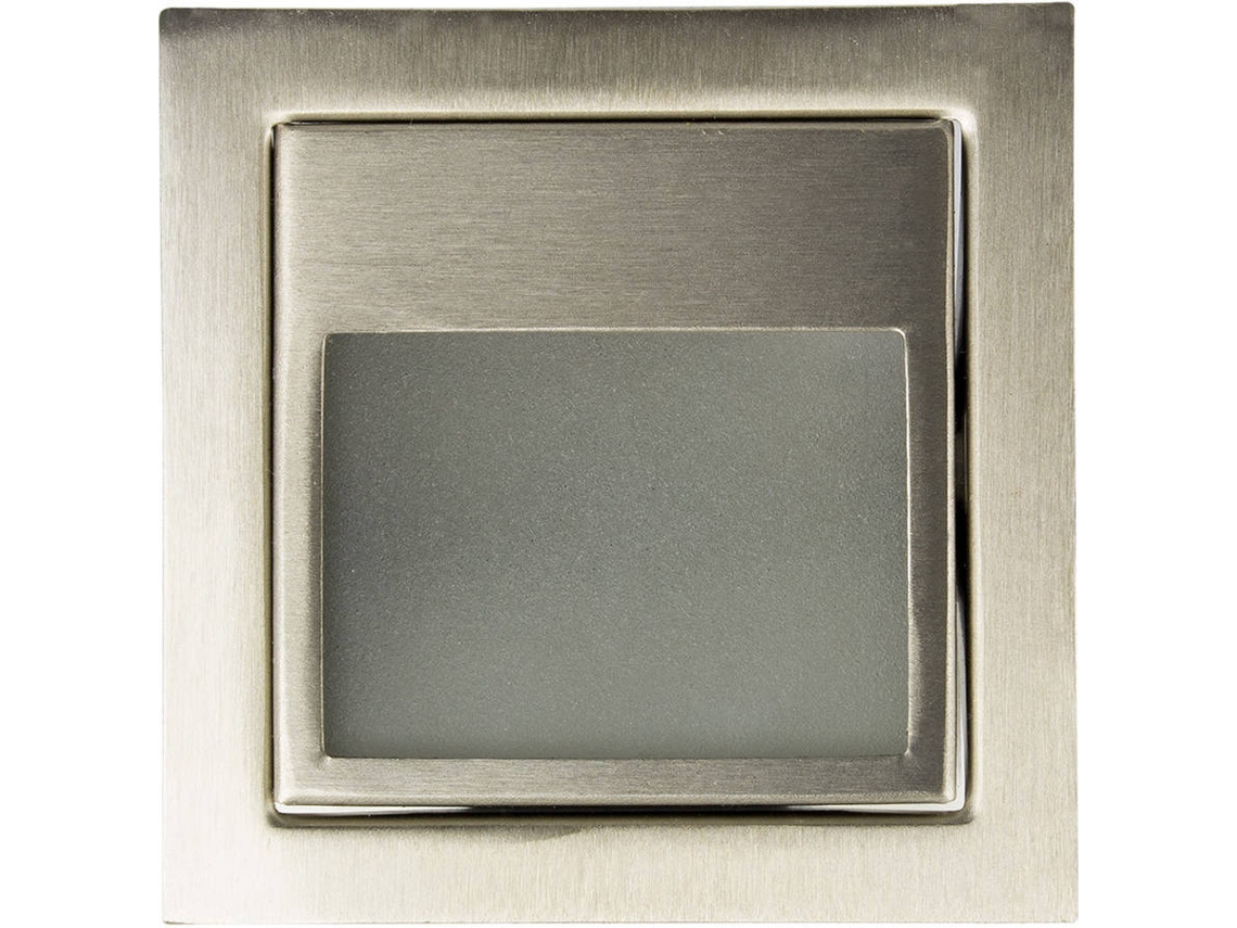 Baliza De Pared Led 1.5w Empotrable Acero Inoxidable Larry 3000k Branco Quente