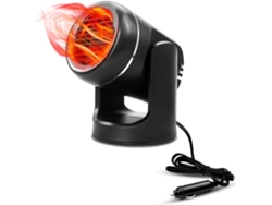 Calentador De Coche De 12 V Portátil Desempañador Y Descongelador De Parabrisas (negro) Cuich